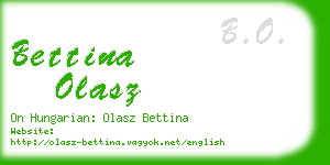 bettina olasz business card